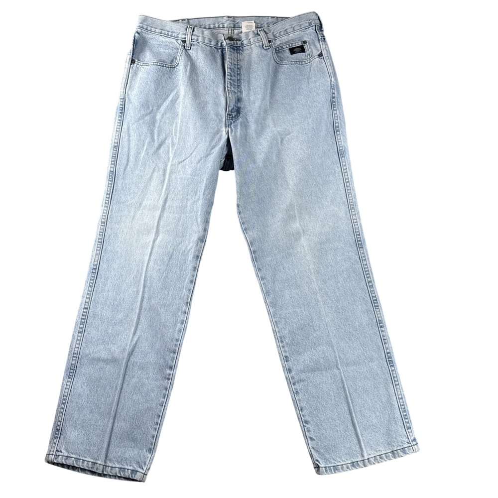 Harley Davidson Jeans Mens 38x30 Blue Denim Straight Fit Traditional‎ Biker